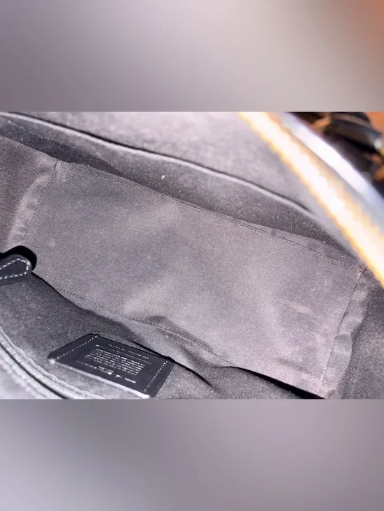 Coach Rowan Satchel Crossbody Signature Canvas Brown/Black F83607 - Picture 8 of 11